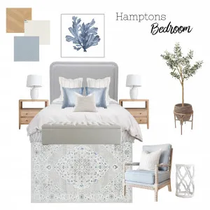 Hamptons Bedroom by Isa Interior Design Mood Board by Style My Home - Hamptons Inspired Interiors on Style Sourcebook