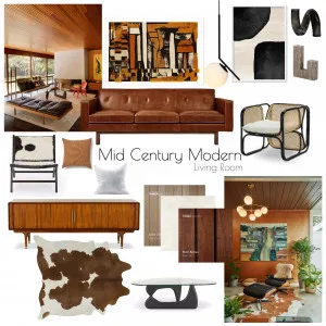MCM Living Room Interior Design Mood Board by perolanavarro on Style Sourcebook