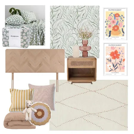 Ella's Bedroom Interior Design Mood Board by Manea Interiors on Style Sourcebook