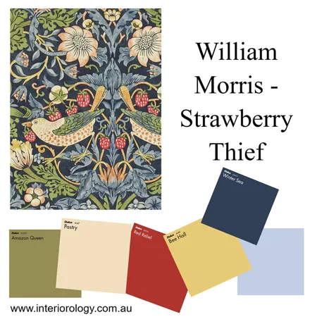 William Morris Interior Design Mood Board by interiorology on Style Sourcebook