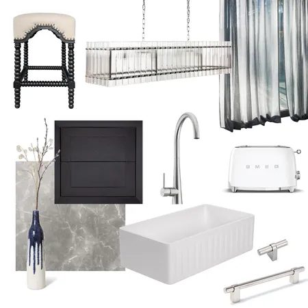 CHROME Interior Design Mood Board by Emily Parker Interiors on Style Sourcebook