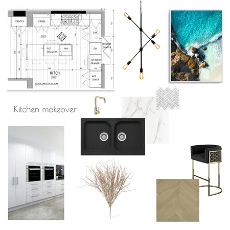 Kitchen upgrade Interior Design Mood Board by URBAN TOUCH Interiors & Decor on Style Sourcebook