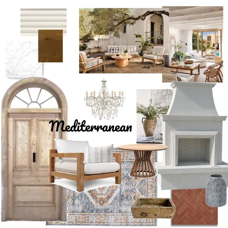 Mediteranean Interior Design Mood Board by Petra Radulay on Style Sourcebook