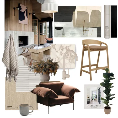 Air bnb warm neutral client concept _ O’Leary. Interior Design Mood Board by Oleander & Finch Interiors on Style Sourcebook