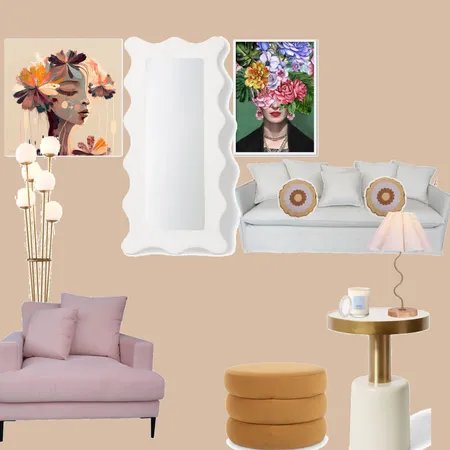 Post-Modernism Living Room Interior Design Mood Board by quincyfargher on Style Sourcebook