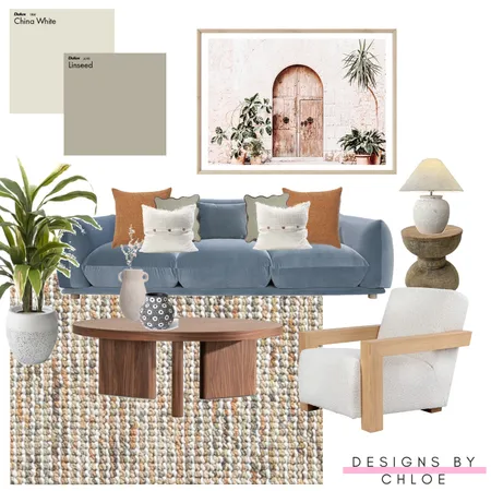 Living room Interior Design Mood Board by Designs by Chloe on Style Sourcebook