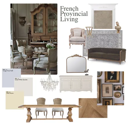 French Provincial Interior Design Mood Board by hannahcox on Style Sourcebook