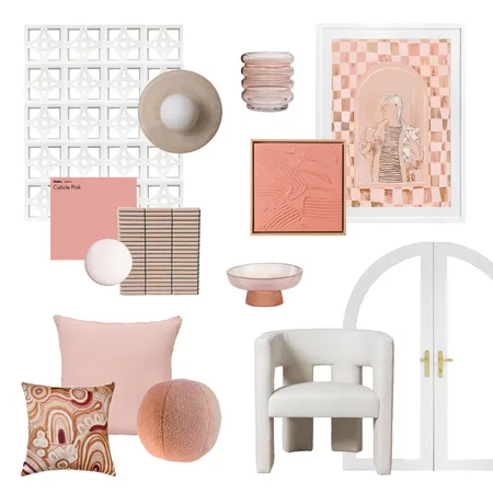 Barbie Dreamhouse Interior Design Mood Board by Hardware Concepts on Style Sourcebook