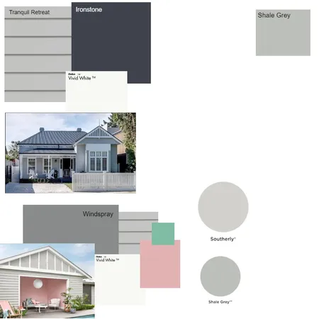 Clifford's cottage Exterior Interior Design Mood Board by Leafyseasragons on Style Sourcebook