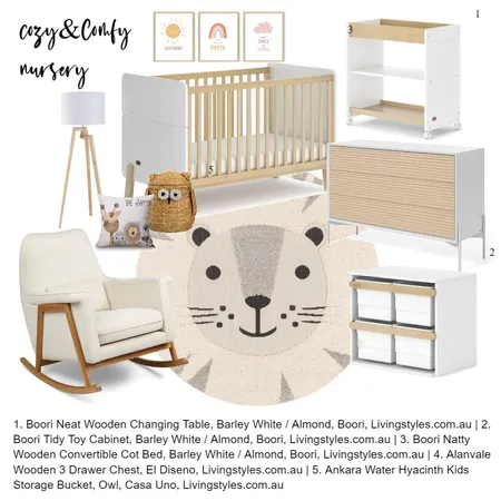 Nursery Interior Design Mood Board by Indiana Interiors on Style Sourcebook