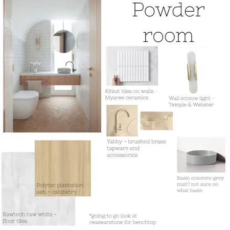 Powder Room Interior Design Mood Board by Mandy11 on Style Sourcebook