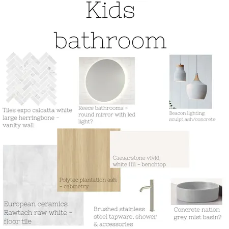 Kids bathroom Interior Design Mood Board by Mandy11 on Style Sourcebook