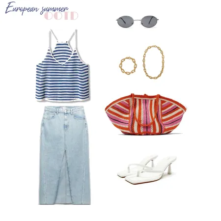 European Summer OOTD Interior Design Mood Board by Millisrmvsk on Style Sourcebook