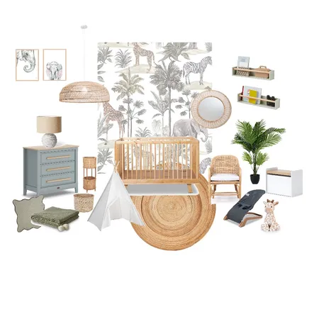 Safari Baby Interior Design Mood Board by HEvans on Style Sourcebook
