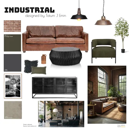 Industrial mood board Interior Design Mood Board by tatumemin9 on Style Sourcebook