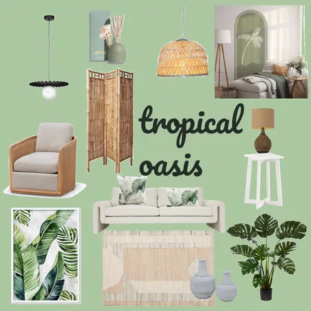 tropical Interior Design Mood Board by Christina.laudari on Style Sourcebook