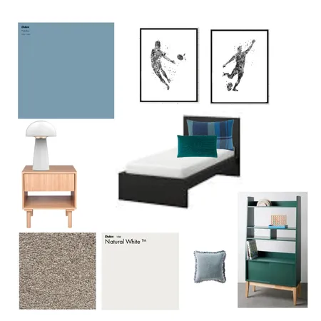 Harry's Room Interior Design Mood Board by AKM on Style Sourcebook