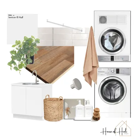 Air Bnb Laundry Interior Design Mood Board by House of Hali Designs on Style Sourcebook