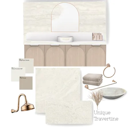 Unique Travertine Interior Design Mood Board by Groove Tiles & Stone on Style Sourcebook