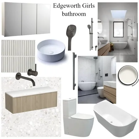 Edgeworth Girls (main) Bathroom Interior Design Mood Board by JJID Interiors on Style Sourcebook