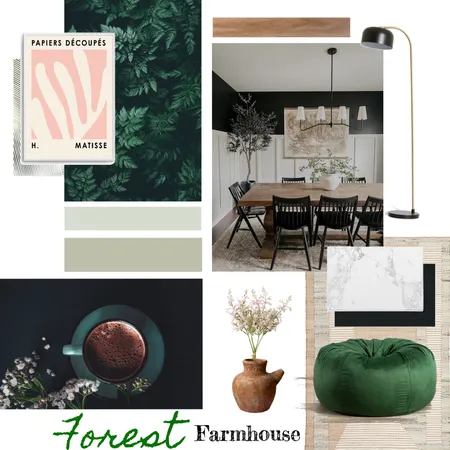 Forest Farmhouse Interior Design Mood Board by hanzelnuts on Style Sourcebook