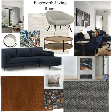 Edgeworth Living Room Interior Design Mood Board by JJID Interiors on Style Sourcebook