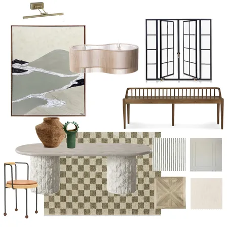Contemporary Dining Room Interior Design Mood Board by tenfoldsinteriors on Style Sourcebook