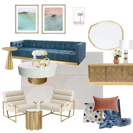 Luxe Living Interior Design Mood Board by Manea Interiors on Style Sourcebook