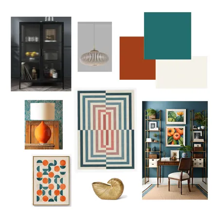 Kate Mathur Study Concept 3 Interior Design Mood Board by Joanna Beamish on Style Sourcebook