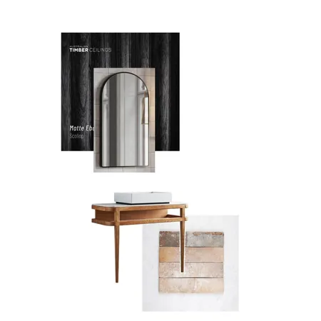 Warm Industrial Powder Room_Unit 1_Lennox St Interior Design Mood Board by House of Halo & Fitz on Style Sourcebook