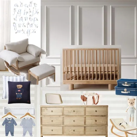 nursery moodboard boy Interior Design Mood Board by Chantelle Stanton on Style Sourcebook