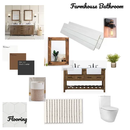 Kids Farmhouse Bathroom Interior Design Mood Board by WhitneyJ on Style Sourcebook