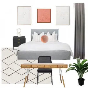 Home Staging concept 2nd bedroom/study Interior Design Mood Board by Jess Harper on Style Sourcebook