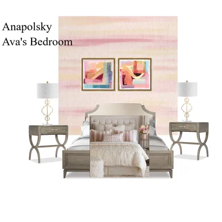 Sharon Anapolsky Ava's Room Interior Design Mood Board by aras on Style Sourcebook
