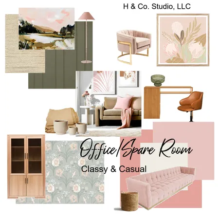 Classy & Casual Office/Spare Room Interior Design Mood Board by IDIstudentKy on Style Sourcebook
