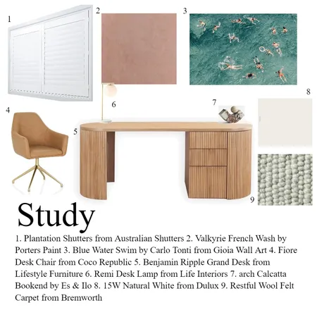 study Interior Design Mood Board by ainsleighblair on Style Sourcebook