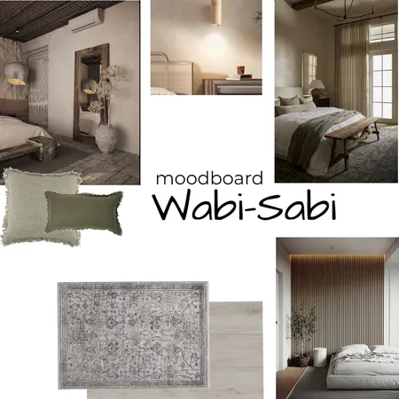 Wabi Sabi Master Bedroom Interior Design Mood Board by Myamya on Style Sourcebook