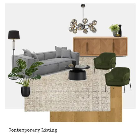 Contemporary Living room Interior Design Mood Board by martina.interior.designer on Style Sourcebook