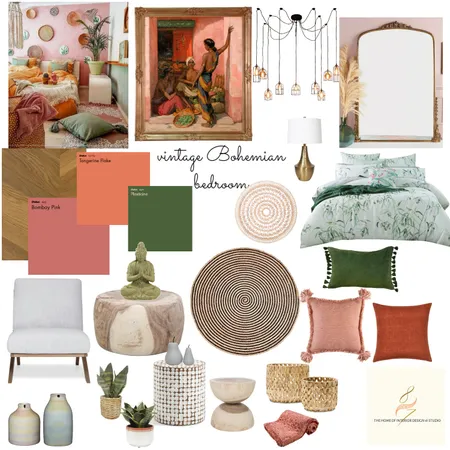 vintage bohemian Interior Design Mood Board by The Home of Interior Design on Style Sourcebook