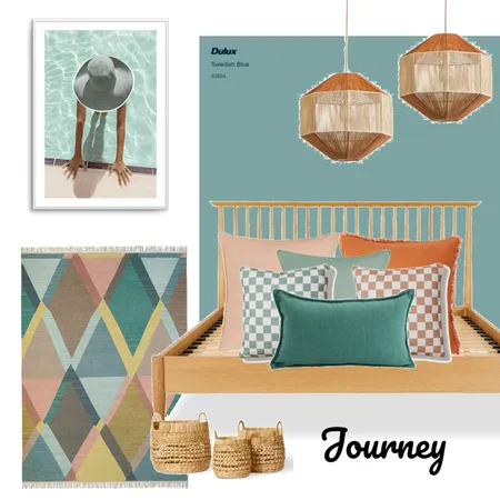 Dulux 2024 Journey - Swedish Blue Interior Design Mood Board by Peach and Willow Design on Style Sourcebook