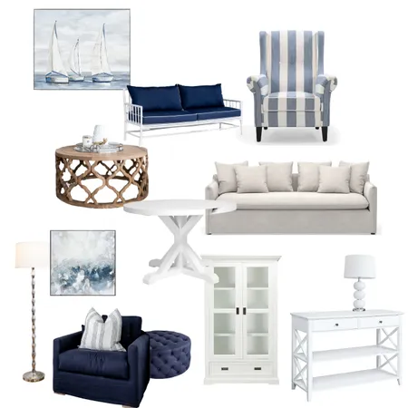 Hamptons 1 Interior Design Mood Board by sianleach on Style Sourcebook