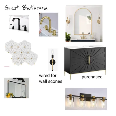 Guest Bathroom - Lower Level Interior Design Mood Board by Nolden New House on Style Sourcebook