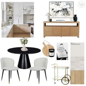 Apartment Living Dining Interior Design Mood Board by Eliza Grace Interiors on Style Sourcebook