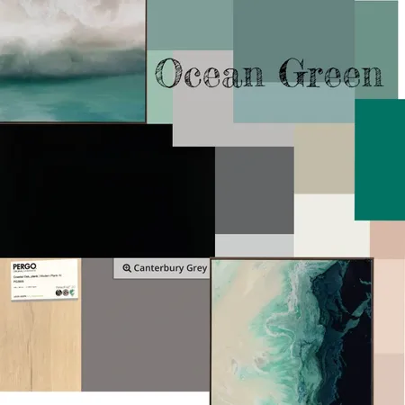 Scarborough Accent Ocean Green Interior Design Mood Board by Colette on Style Sourcebook