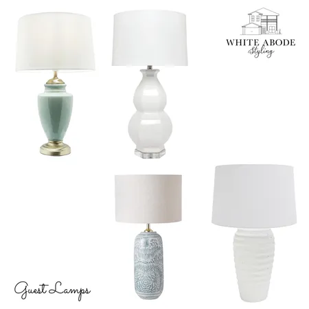 Pearce - guest lamps Interior Design Mood Board by White Abode Styling on Style Sourcebook
