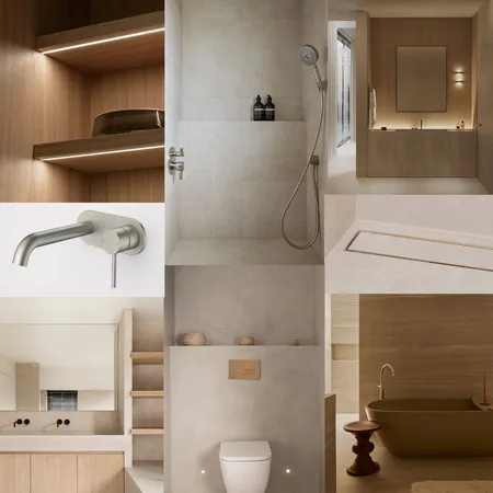 Drew & Leah Bathroom Interior Design Mood Board by jacindalindsay on Style Sourcebook