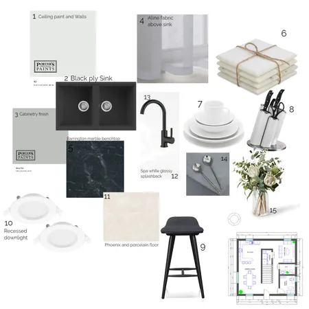 kitchen sample board Interior Design Mood Board by silviavenegas on Style Sourcebook