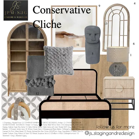 Conservative Cliche Interior Design Mood Board by JPM+SAG Staging and Redesign on Style Sourcebook