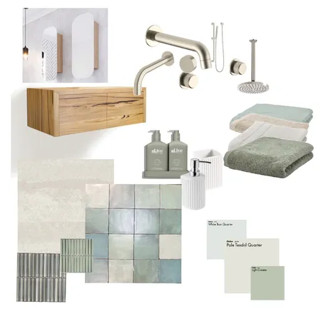 Cool Greens Interior Design Mood Board by Leah50 on Style Sourcebook