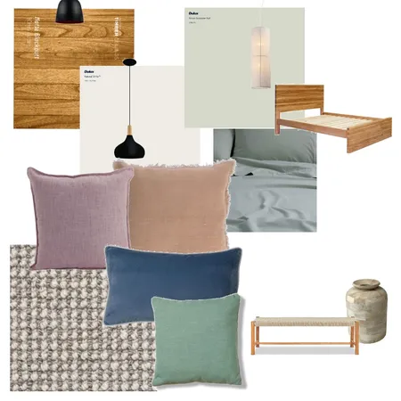 Soft BedroomCool Greens Interior Design Mood Board by Leah50 on Style Sourcebook